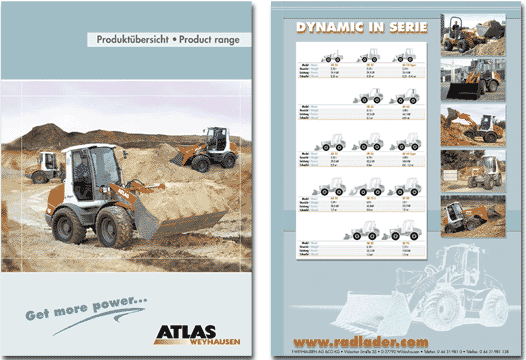 Flyer für die Bauma 2004