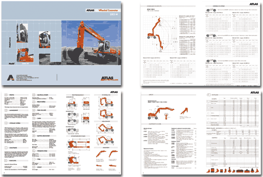 Technische Prospekte für die Bauma 2000