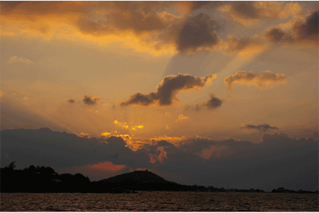 Sonnenuntergang, Korsika